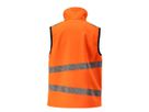 MASCOT Softshell Weste, Gr. XS - Hi-vis orange, 100% Polyester, 330g/m2