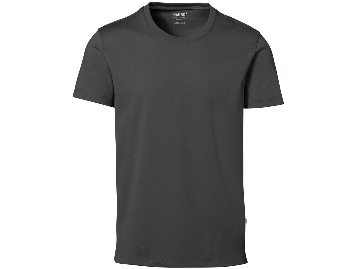 T-Shirt Cotton Tec Gr. L - anthrazit, 50% CO / 50% PES, 185 g/m²