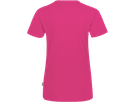 Damen-V-Shirt Performance Gr. S, magenta - 50% Baumwolle, 50% Polyester, 160 g/m²