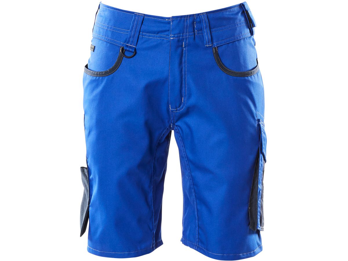 Shorts Unique, extra leicht, C49 - kornblau/schwarzblau, 50%CO/50%PES 205g