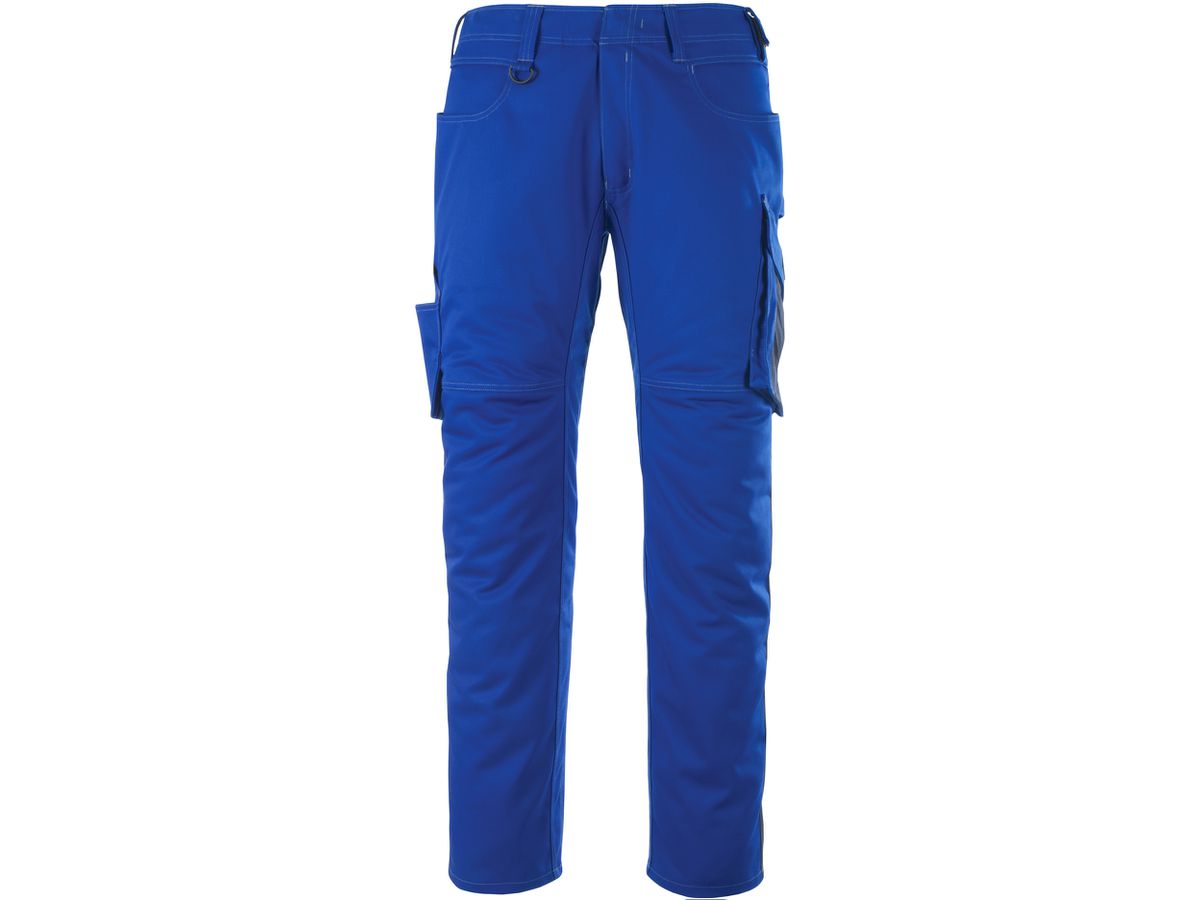 Hose mit Schenkeltaschen, Gr. 82C46 - kornblau/schwarzblau, 65% PES/35% CO