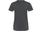 Damen-V-Shirt Perf. Gr. S, anthrazit - 50% Baumwolle, 50% Polyester, 160 g/m²