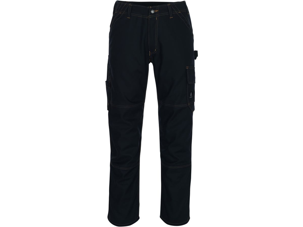 Hose mit Schenkeltaschen, Gr. 90C60 - schwarzblau, 65% PES / 35% CO