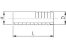 Druckschlauchtülle PVC-U PN16 d50 - Metrisch